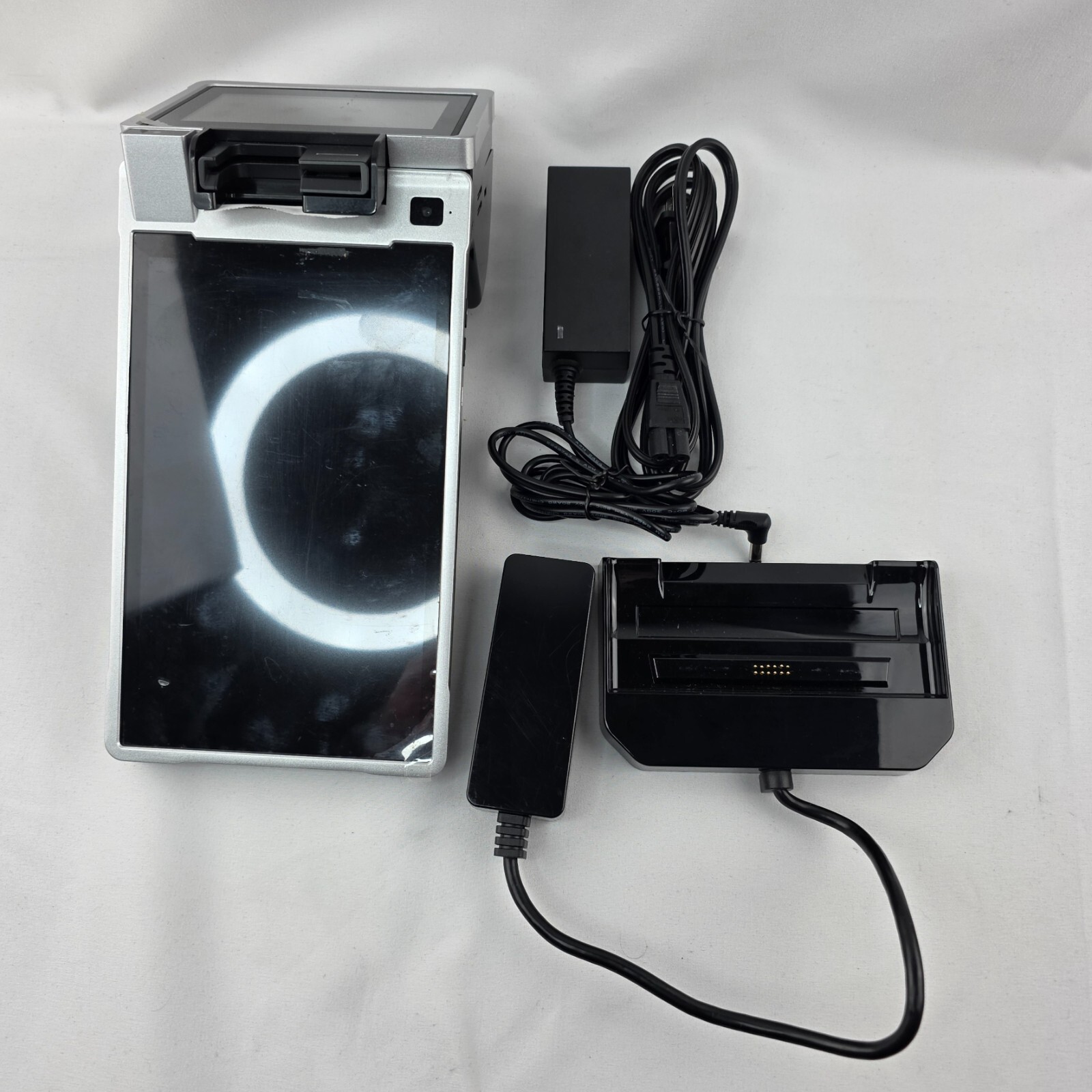PAX E600 Integrated Smart Terminal P/N E600-A1100-0321-101-EA ~ Black & Silver
