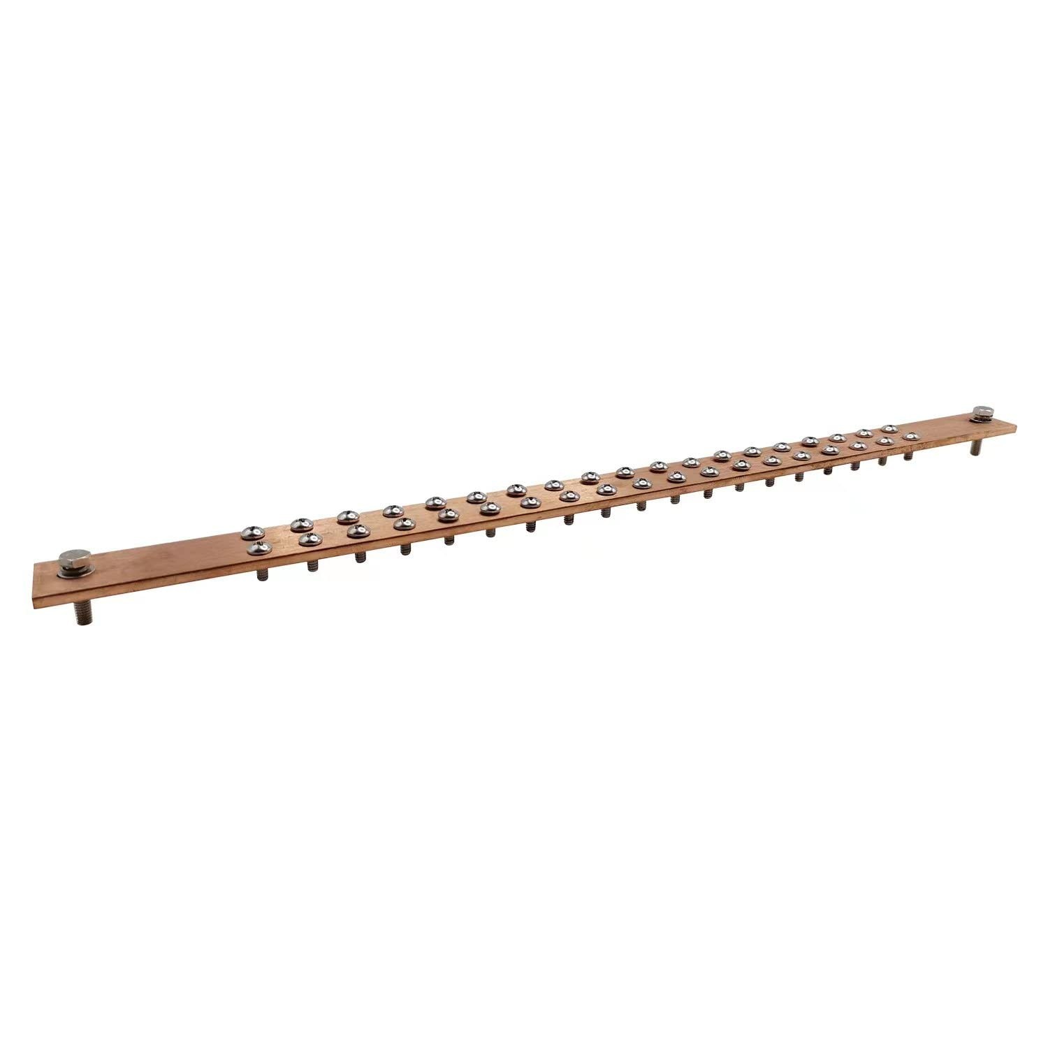 19 Inch Bus Bar Kit with 4 foot Grounding Cable UL Listed for Data Rack/Cabin…