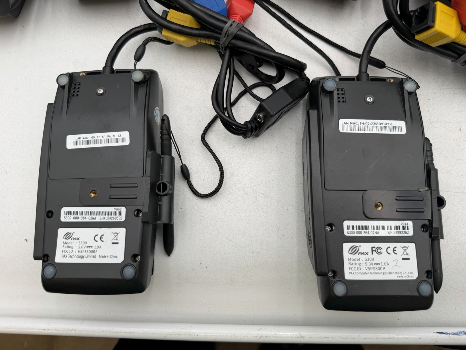 Lot Of 18 PAX S300 Credit Card Terminals Untested Parts Only