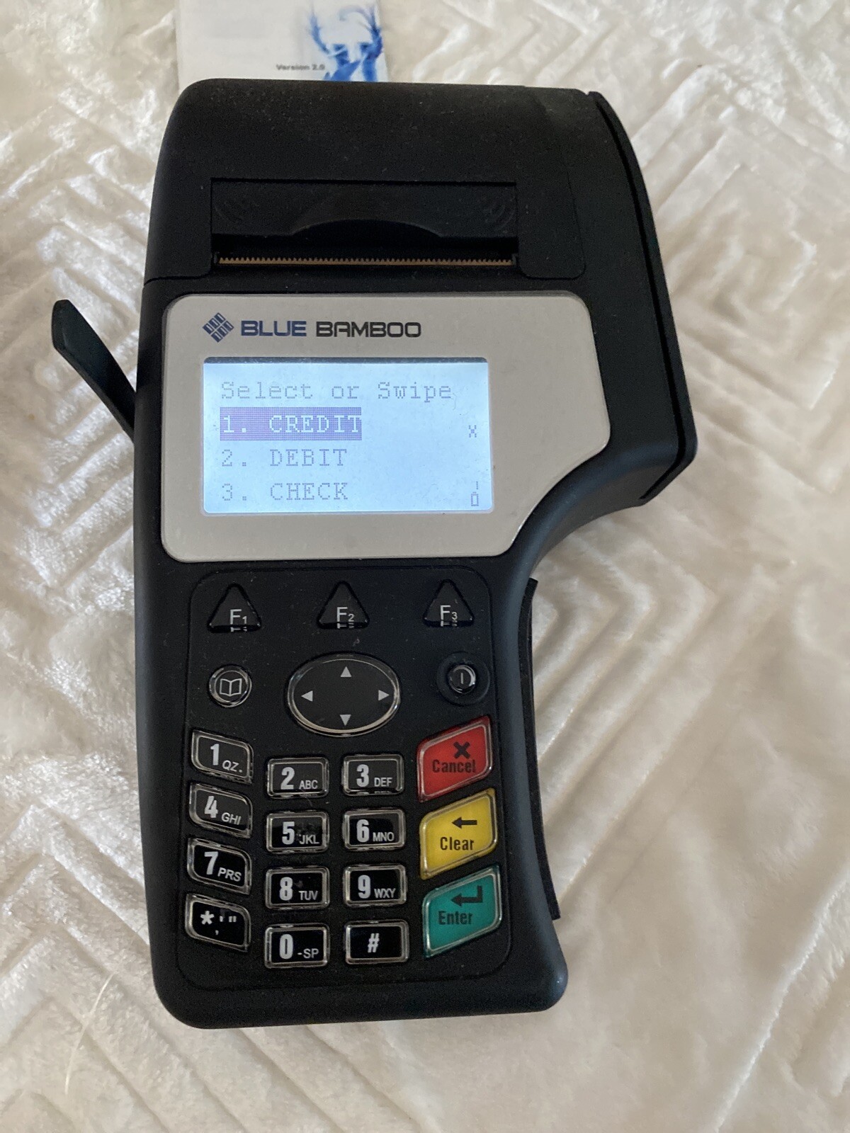 Used BLUE BAMBOO H50 WIRELESS TERMINAL