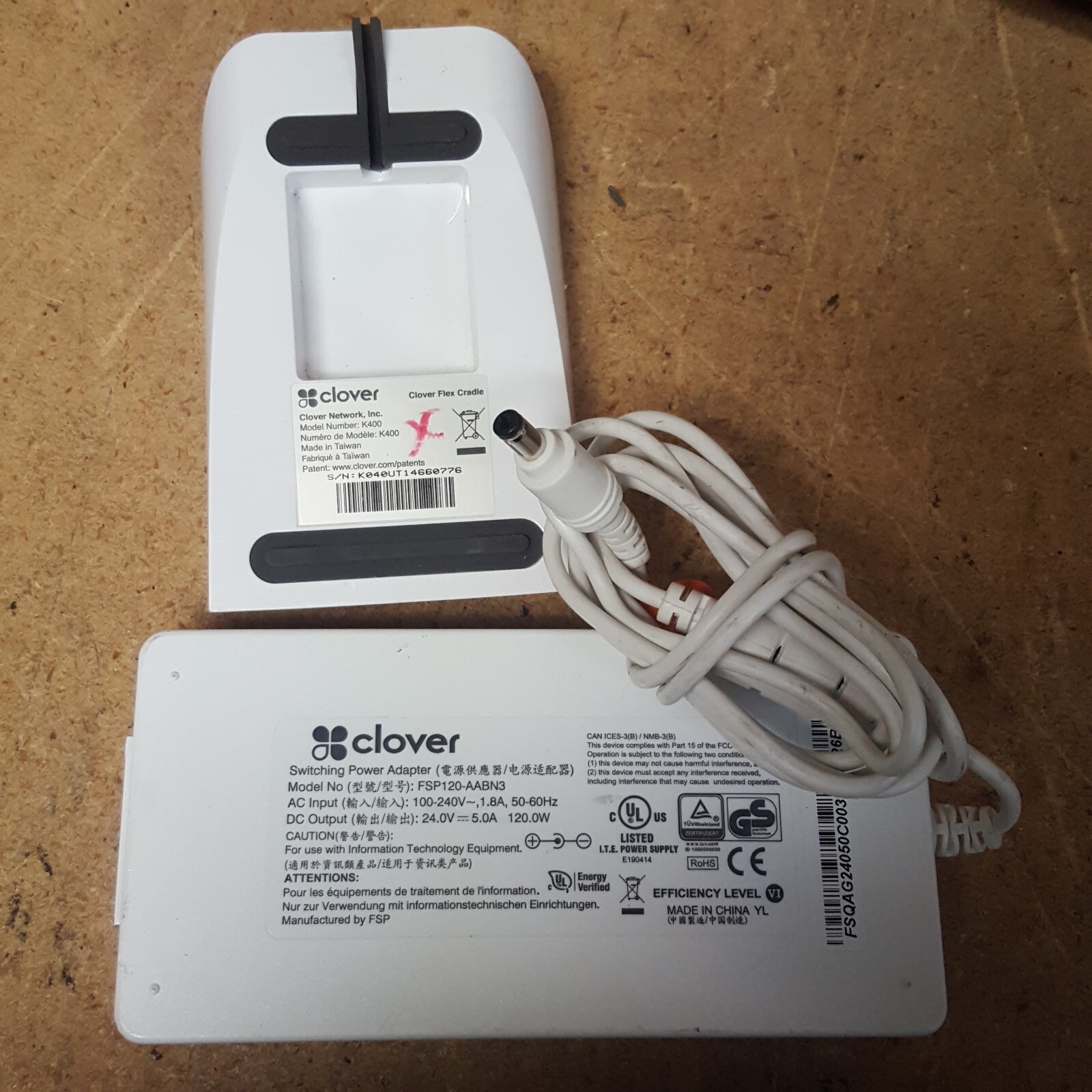 Clover Station ( Hubs, Printers, Terminal , Display & Pwr Crds ) *Read Ad* USED
