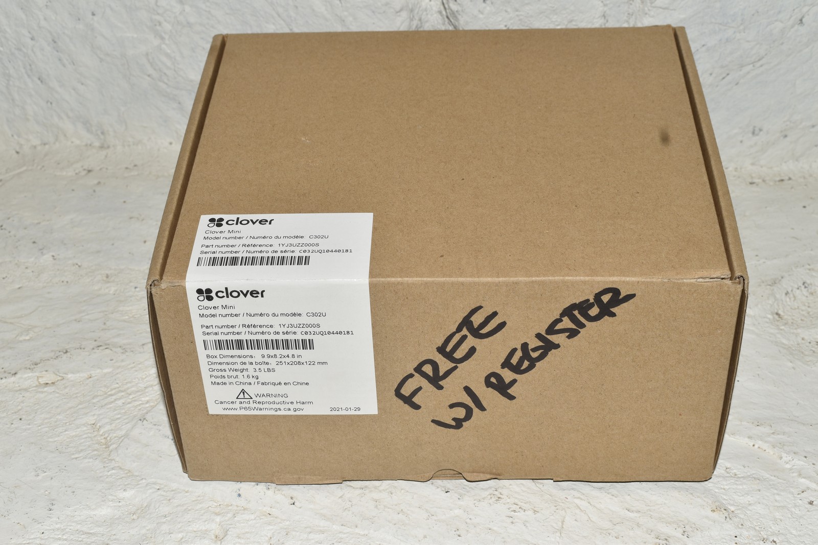 Clover C302U POS System Open Box – No Power Supply – NEW?(GVH88)