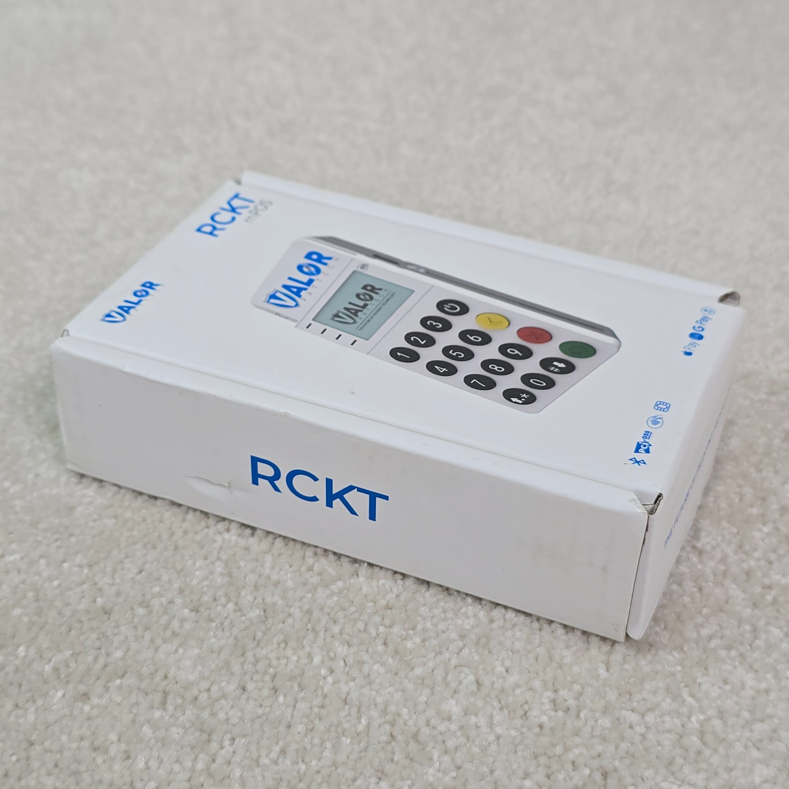 Valor PayTech RCKT mPOS Newland ME30S Terminal Brand New Open Box