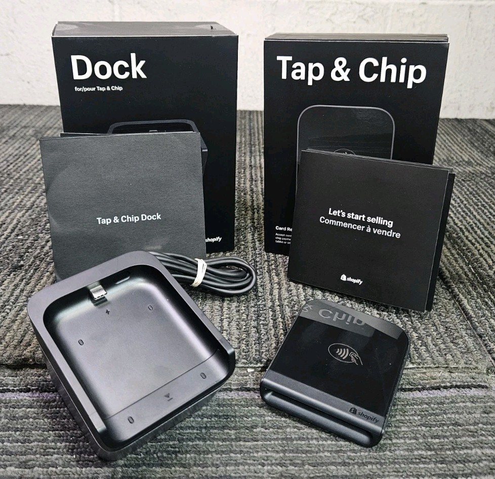 Shopify S1801B Tap & Chip Card Reader + Shopify S18028 Dock
