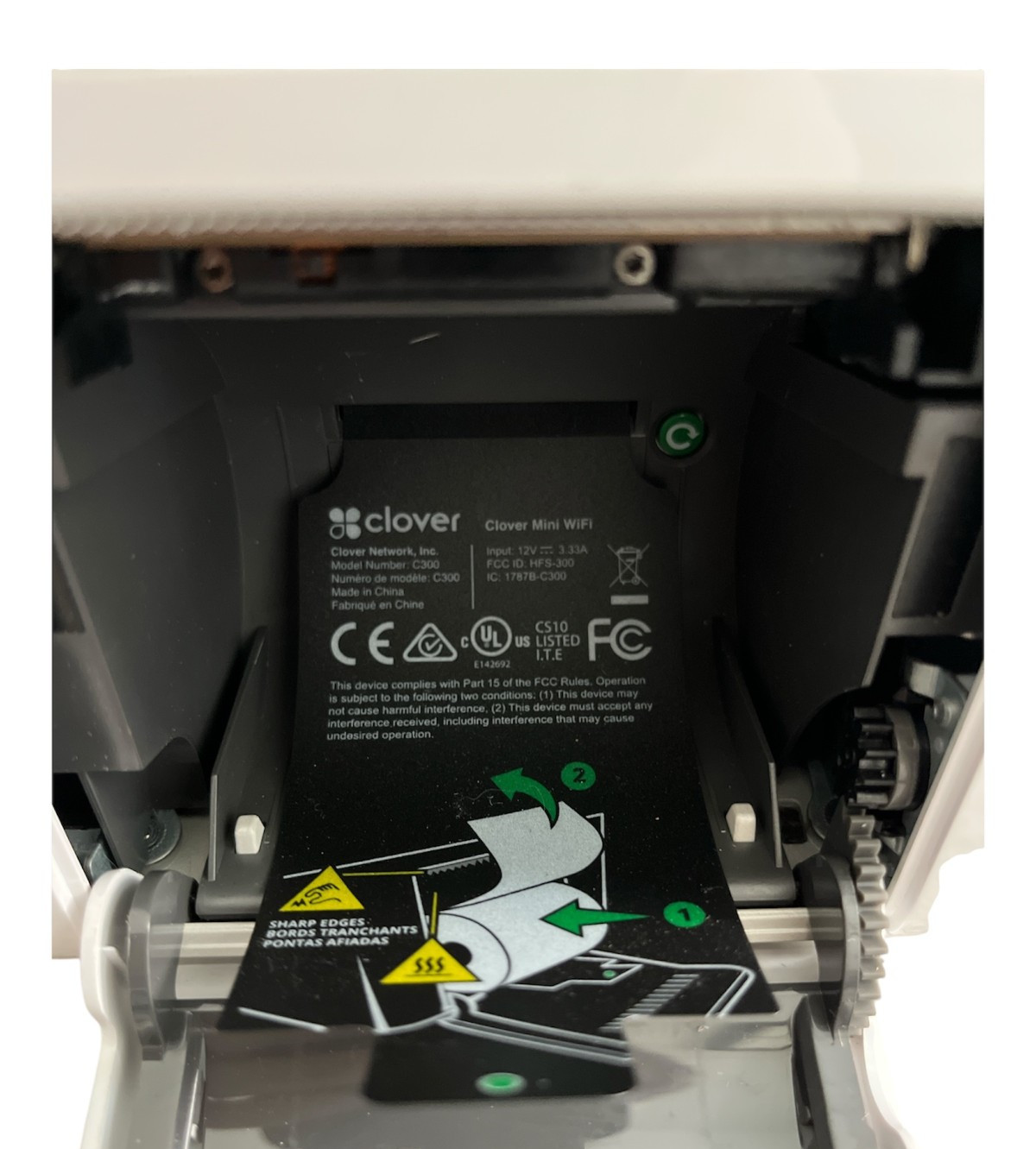 Clover Mini C300 POS System and Clover Go Card Reader and Swivel PARTS/REPAIR
