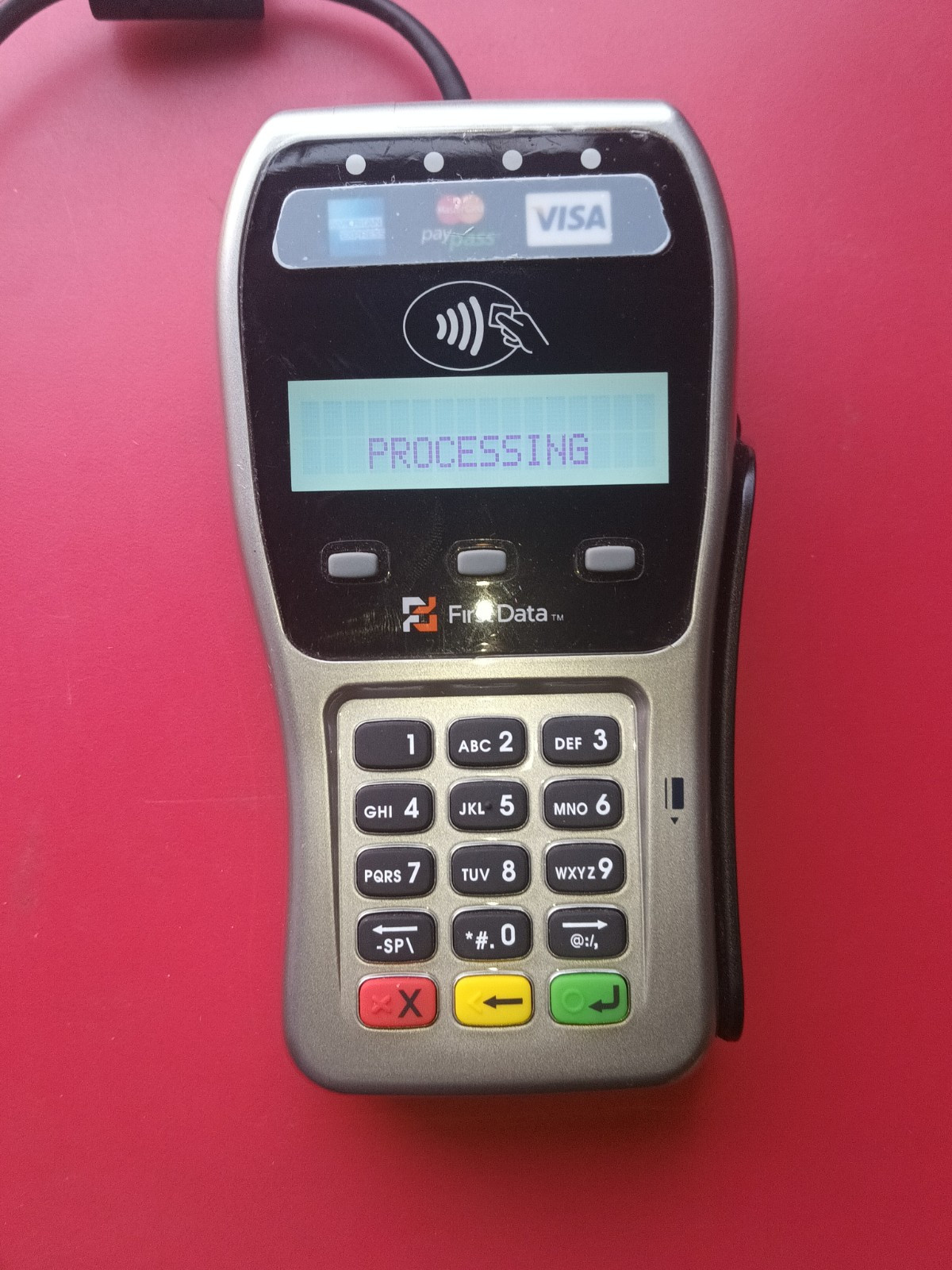 First Data FD-35 Card Terminal w/USB Cable◾Powers Up
