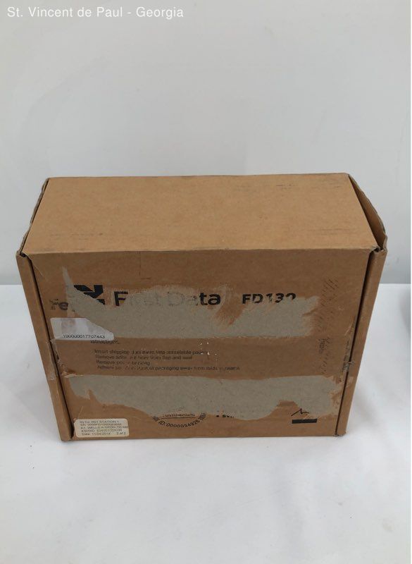 First Data FD130 Credit Card Terminal New Open Box W/ Power Supply