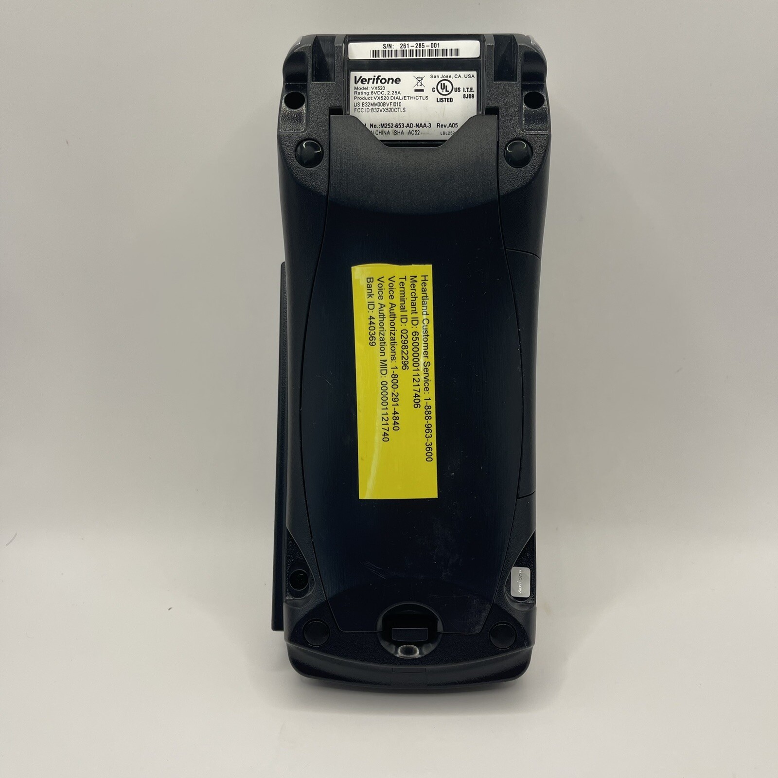 VeriFone VX 520 Credit Card Machine Terminal EMV Chip Reader/Swipe *Untested*