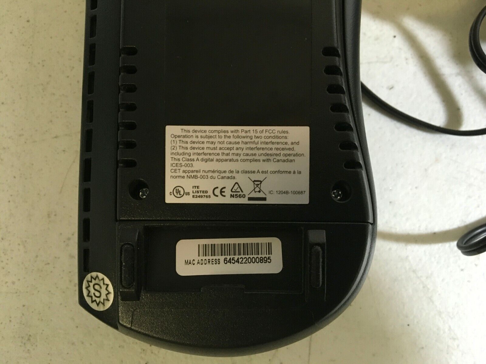 Hypercom T4220 CREDIT / DEBIT CARD READER PRINTER T4220 ORIGINAL BOX POWER CORD