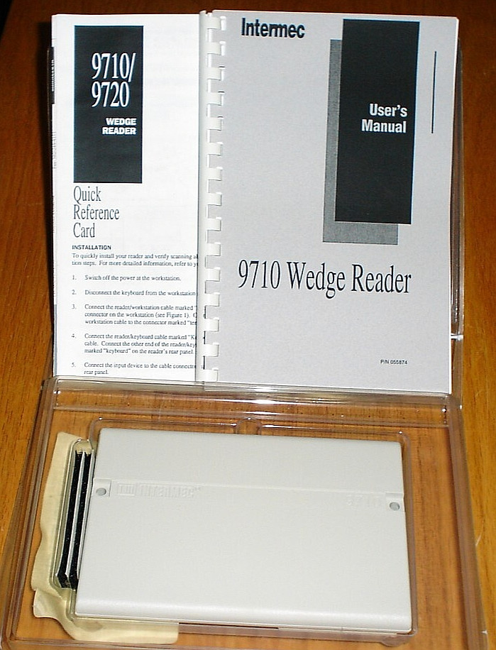 New Intermec 9710 Wedge Reader 9710F01 NOS