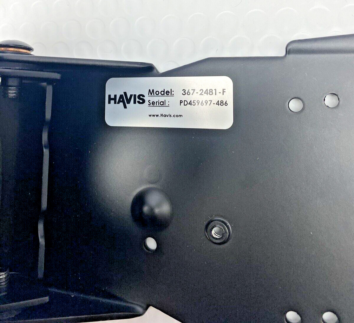 HAVIS Low CNTR Stand 8-90 Deg. Model: 367-2481-F