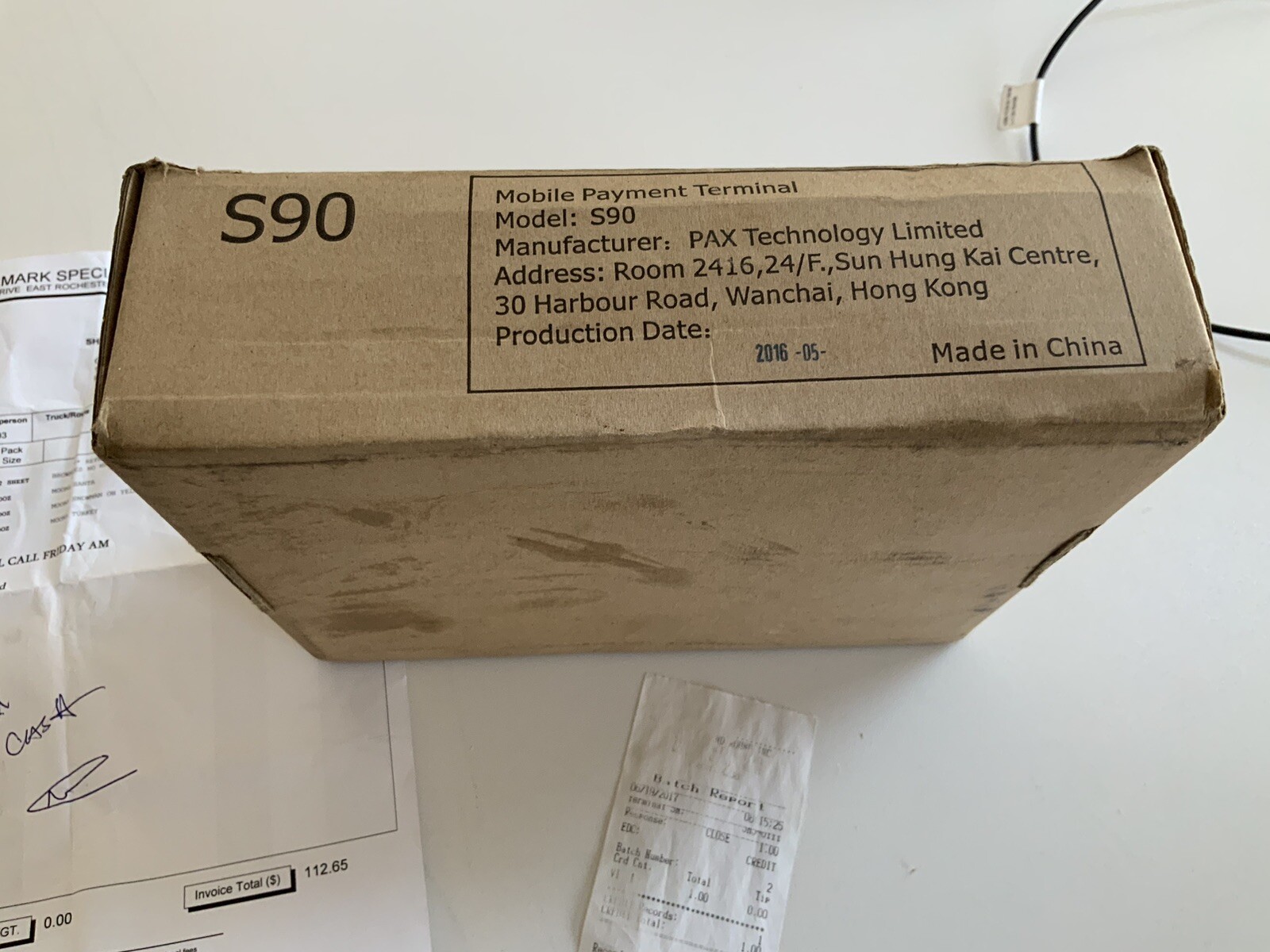PAX S90 Mobile Payment Terminal GPRS Parts Only