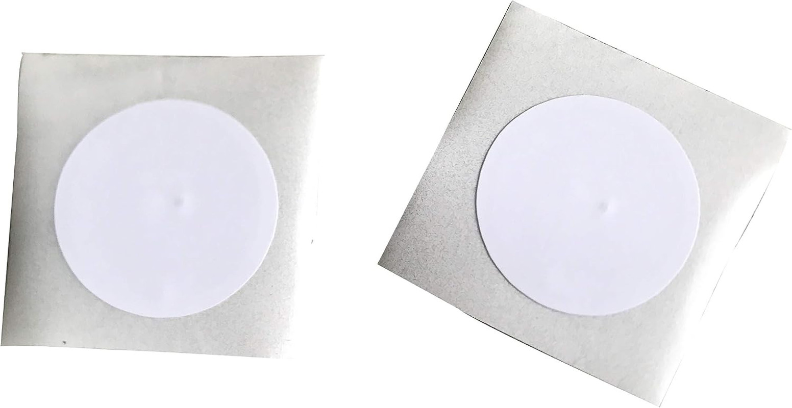 RFID Sticker tag 13.56mhz Round 25mm Adhesive Back -50pcs