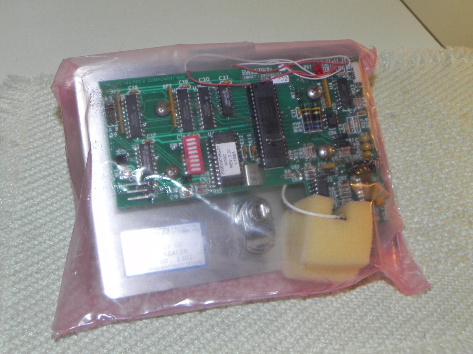 Sygnetron Protection System 20D212-00 Card Reader 3M027/AS020C155