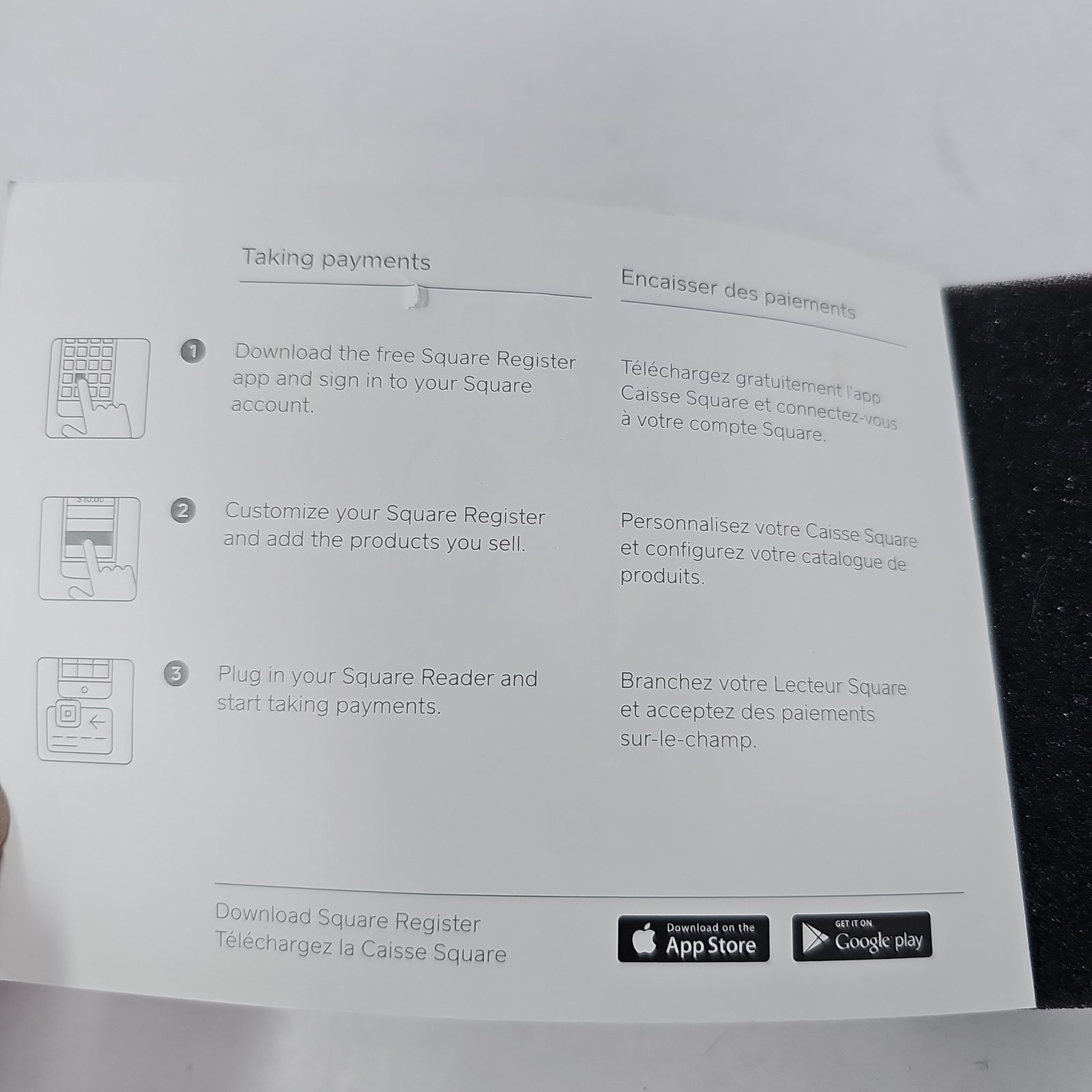 Square A-PKG-0206-01 Credit Debit Card Reader – White for Apple iPhone & Android