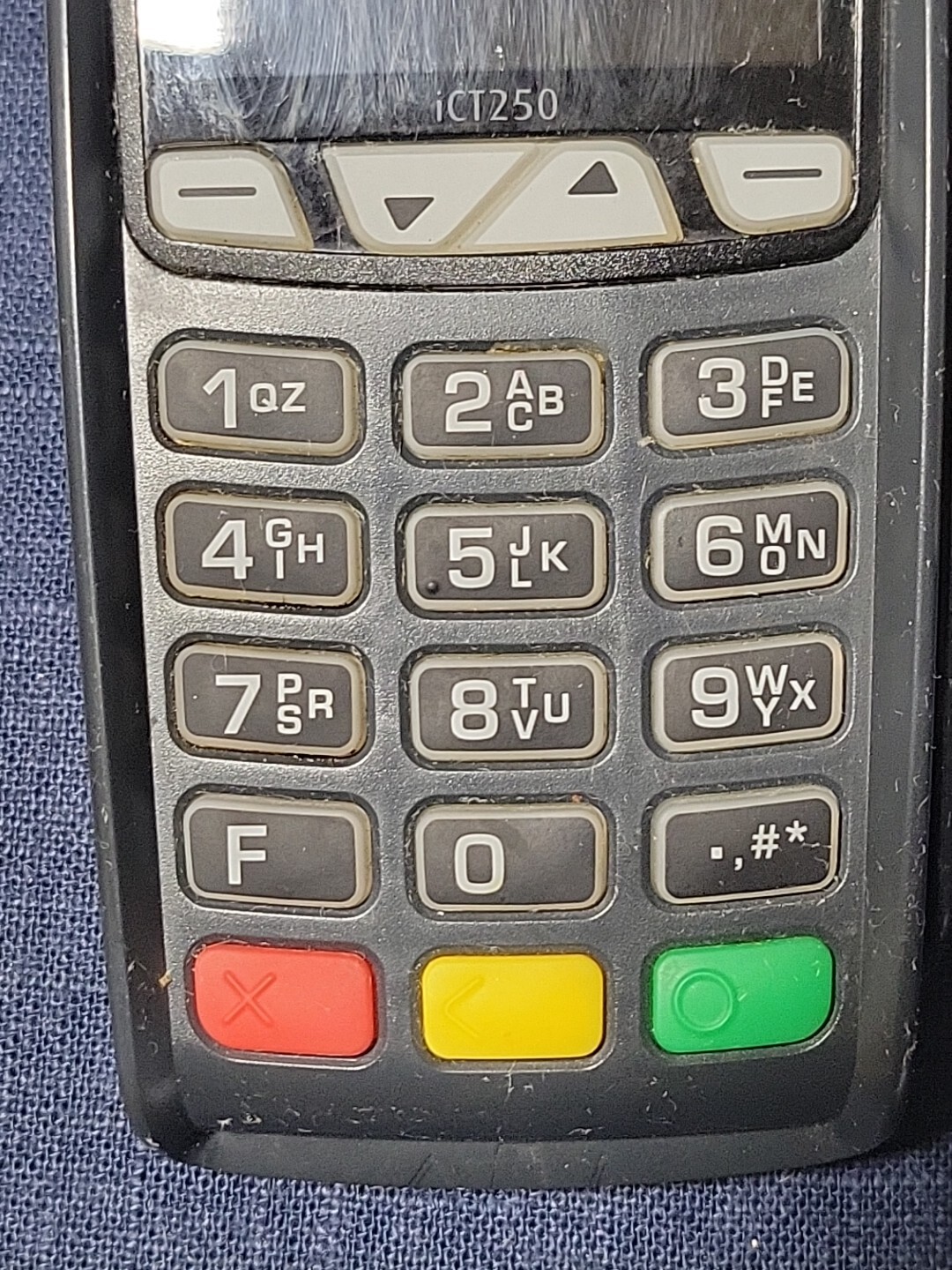 Ingenico iCT250 LCD Display Wireless Credit Card Reader Terminal Lot Of 3 Parts