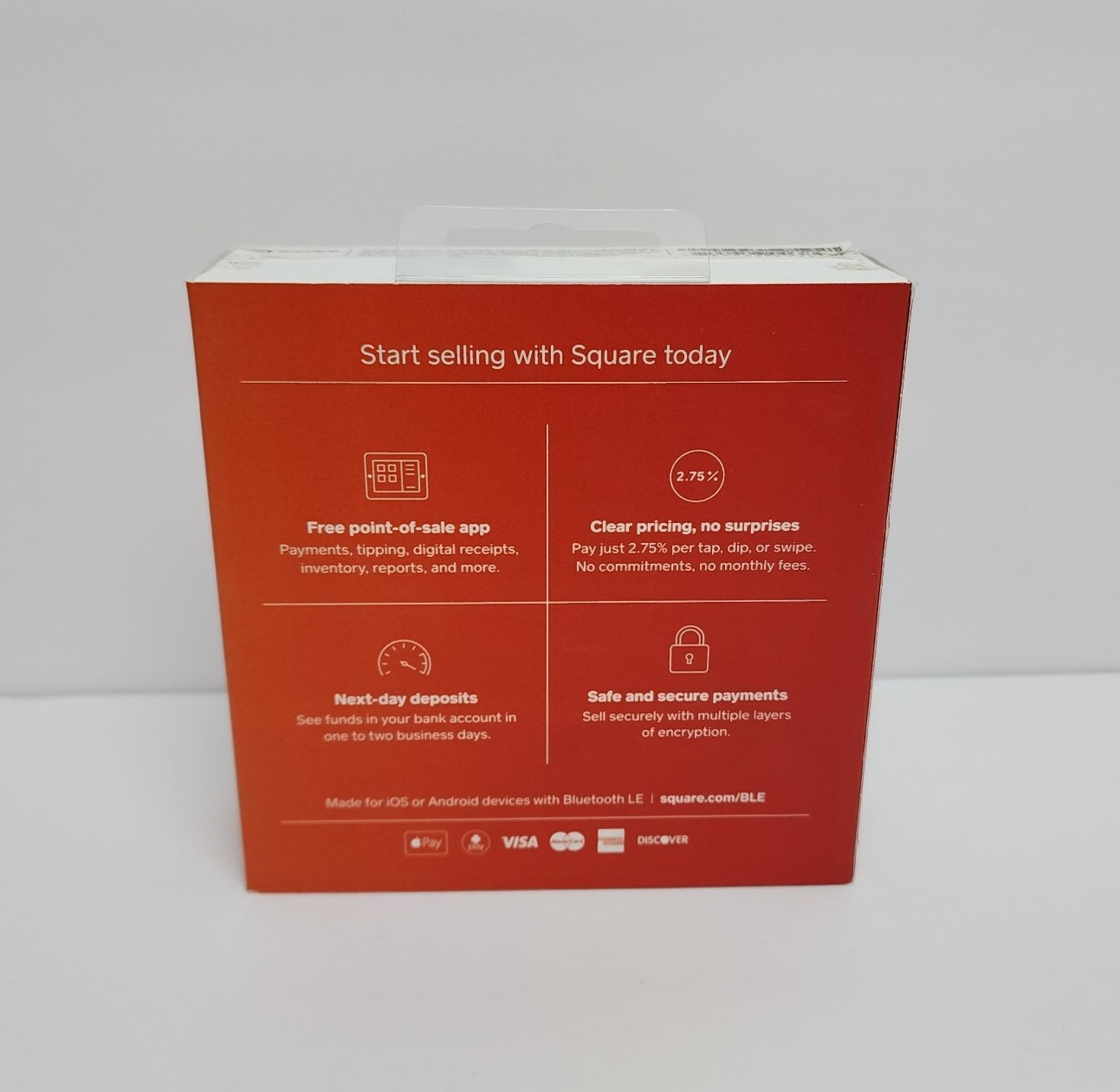 SQUARE READER CONTACTLESS CHIP MAGSTRIPE ACCEPT PAYMENTS EVERYWHERE