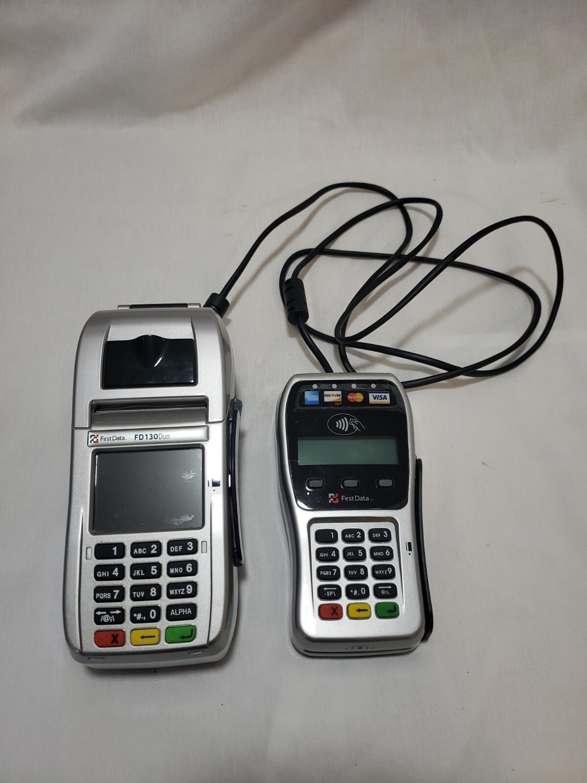 First Data FD130 Duo Credit Card Terminal W/Pinpad FD35