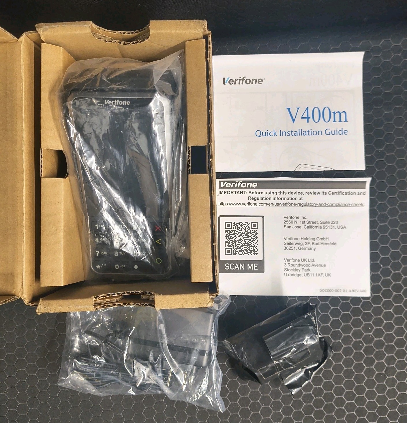 Verifone P400 Plus Bluetooth Credit Card Terminal M435-003-04-NAA-5