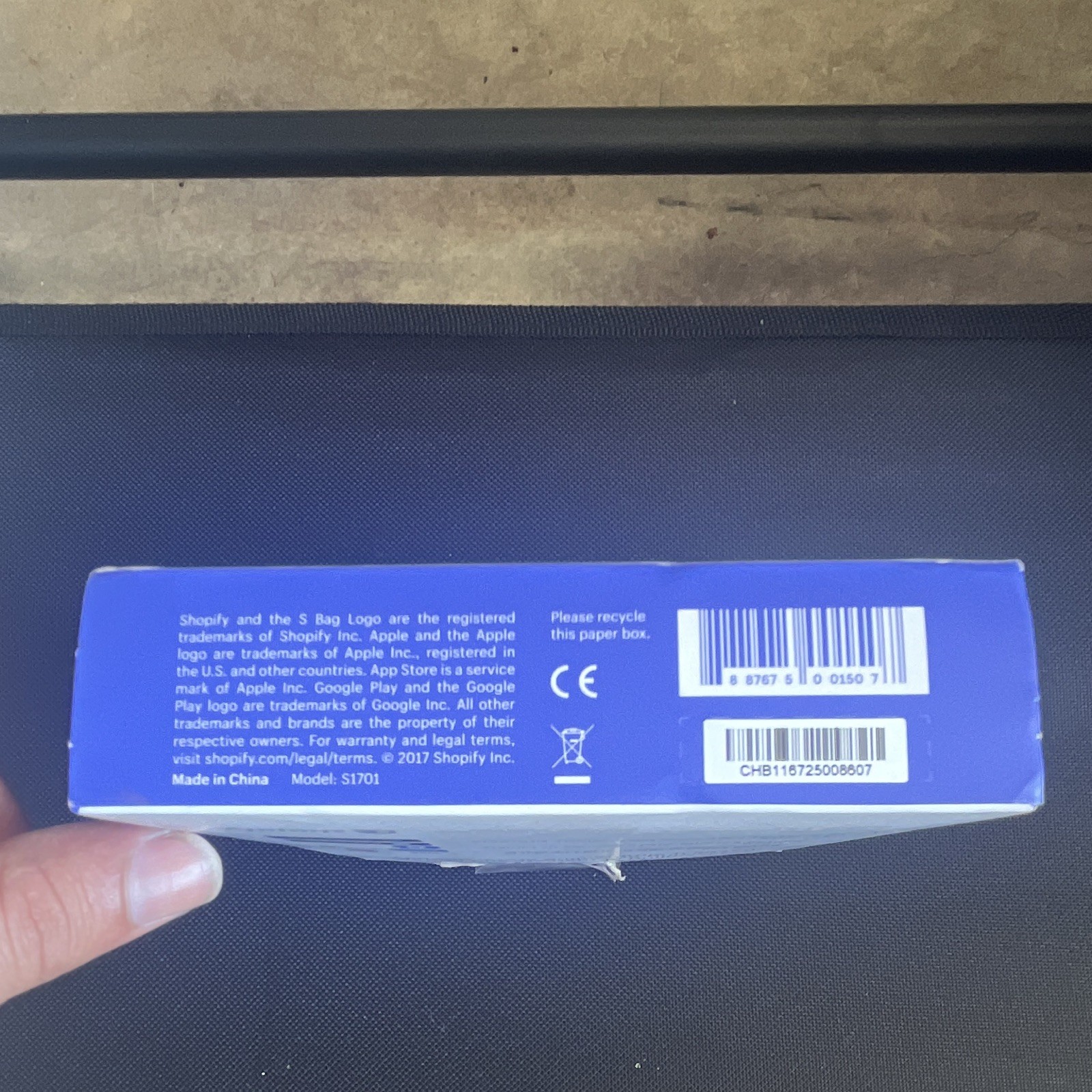 Shopify Chip & Swipe Reader Wireless Credit Card Reader S1701 for iPhone/Android