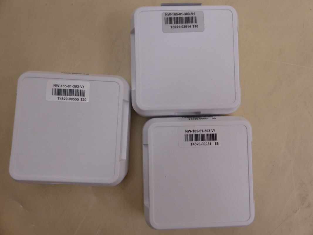 LOT OF 20 TIPTAP NW-165-01-303-V1 CHECKOUT POS SYSTEM KITS WITH 5, 10, 20 DOLLAR