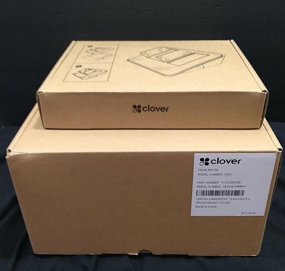 New Clover Mini 3G C301 Credit Card Processing Terminal C031UQ72040447 2019