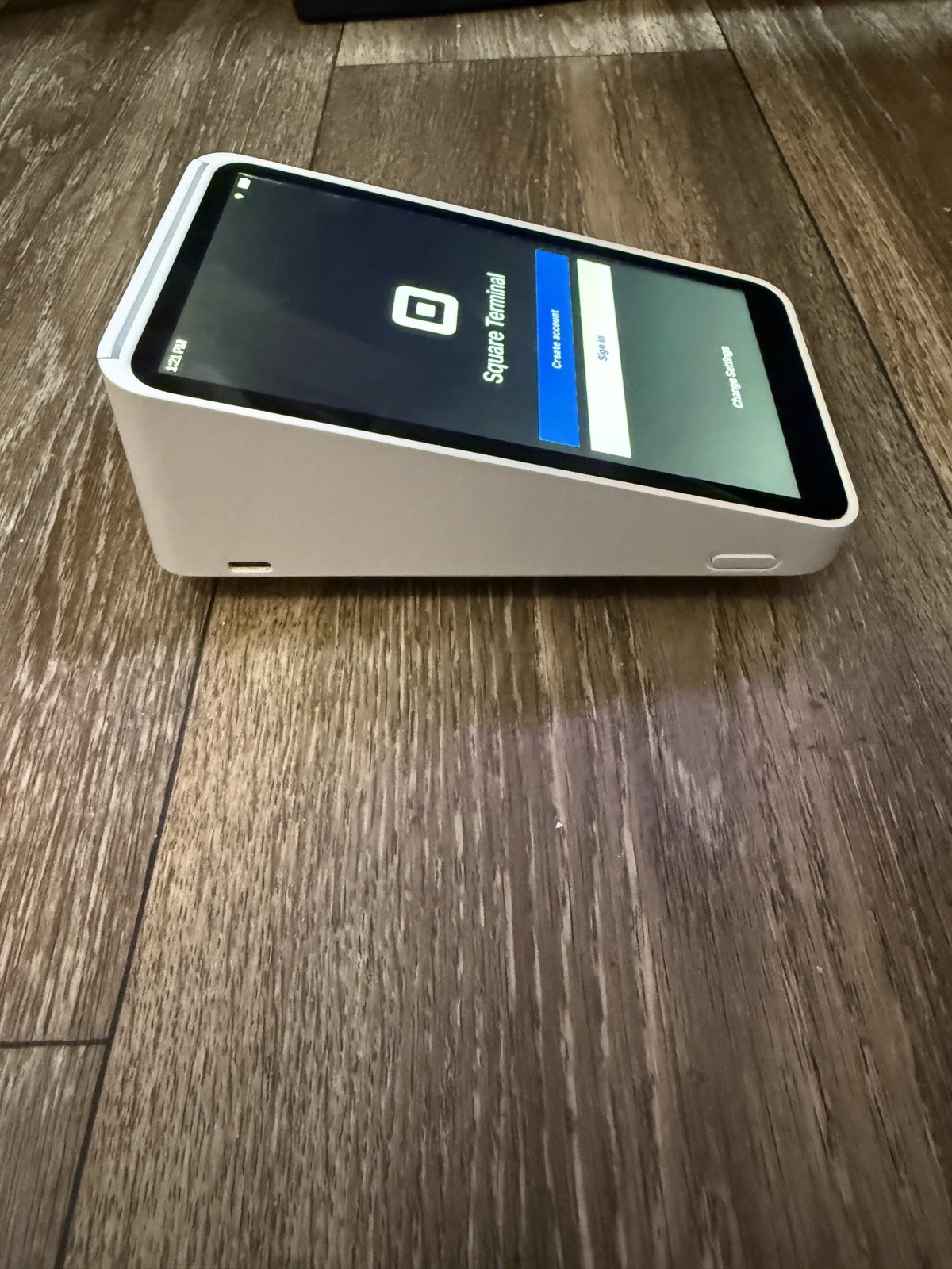 Credit Card Machine Square Terminal Mobile POS, White, SPD1-01 with Charging Hub