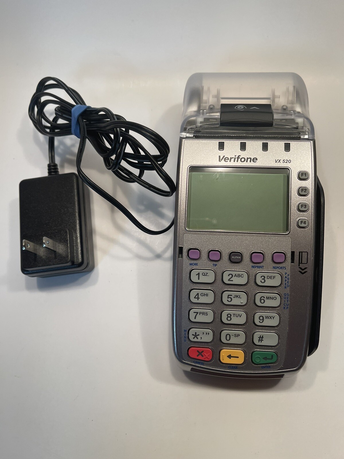 Verifone VX 520 Credit Card Reader Terminal M252-653-AD-NAA-3 Preowned