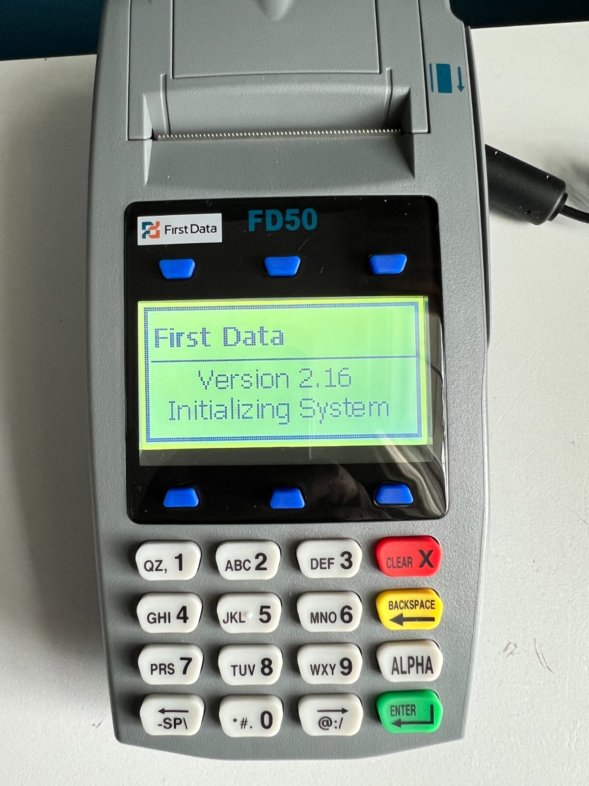 First Data FD50 Credit Card Terminal FD-50 NEW + FREE SHIPPING