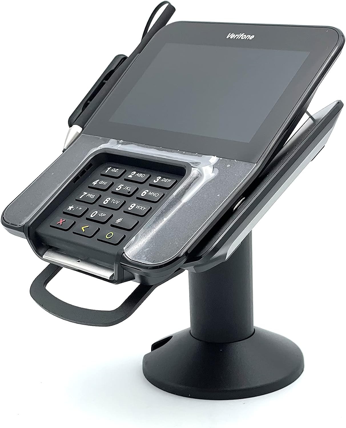 Verifone M400/M440 Swivel and Tilt Low Profile 4″ Terminal Stand Screw-In