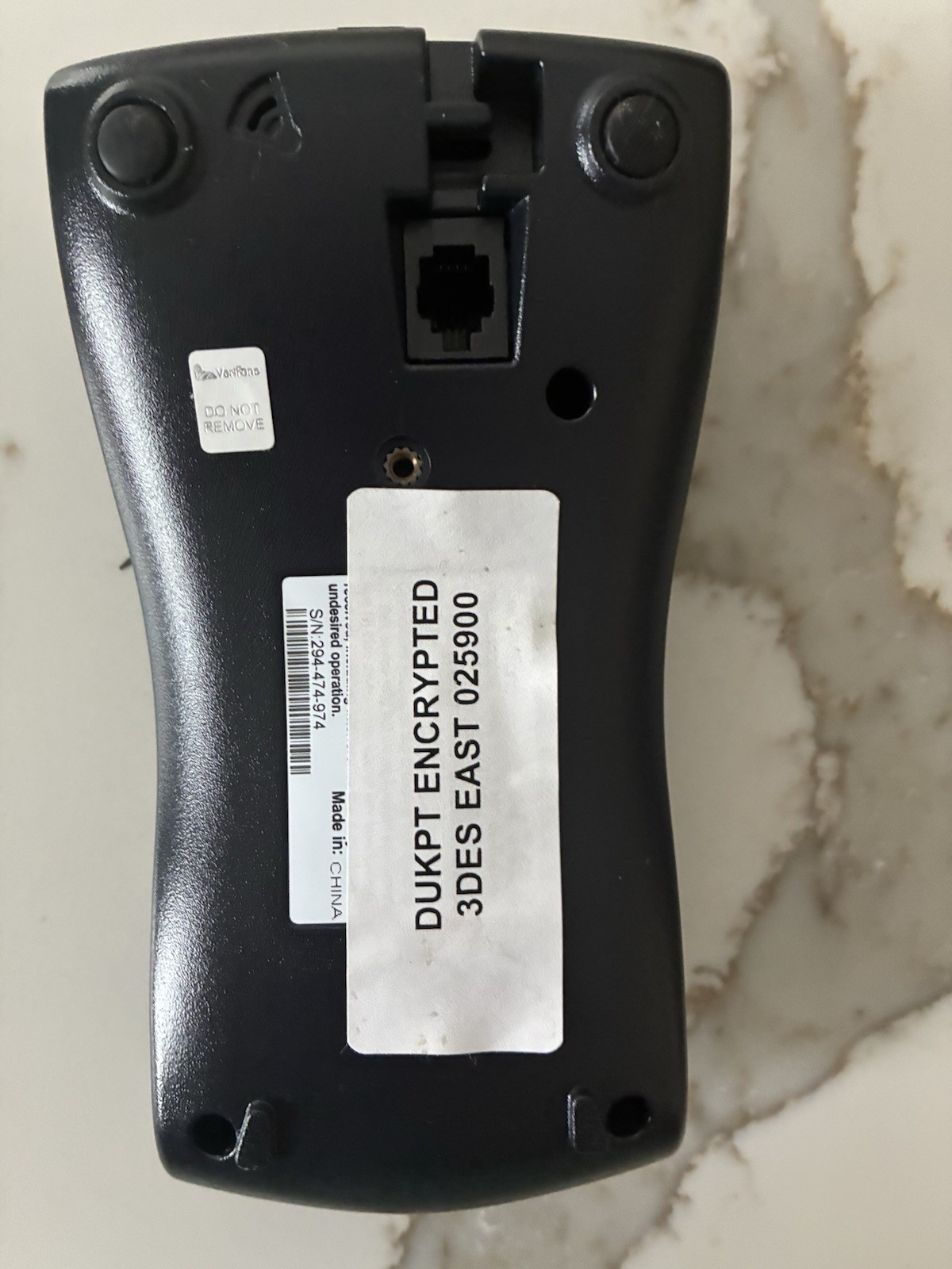 2 – Verifone 1000SE PIN PAD Payment Terminal Used W/ 1 USB Cord
