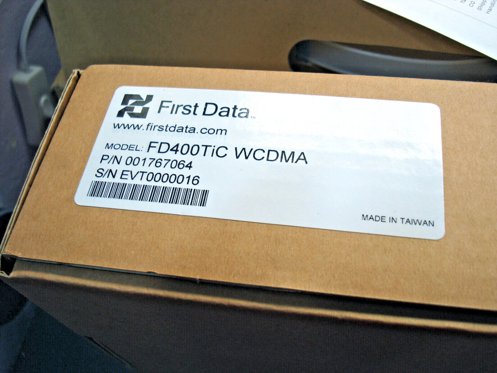 First Data FD400TiC WCDMA Wireless Terminal Convenient Business Transactions