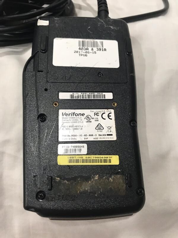 Verifone VX 805 Credit Card Reader