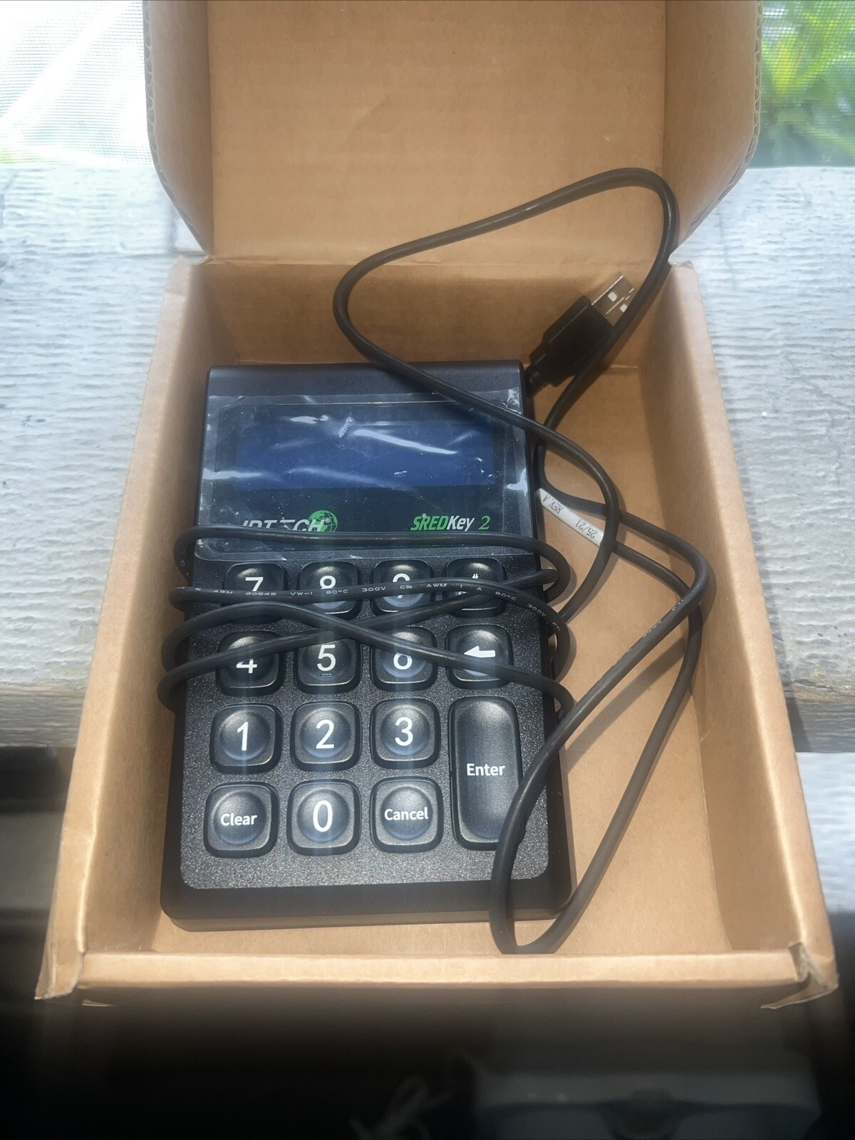 ID TECH SREDKey 2 IDSK2-534E USB 10-Key Keypad with MagStripe Reader
