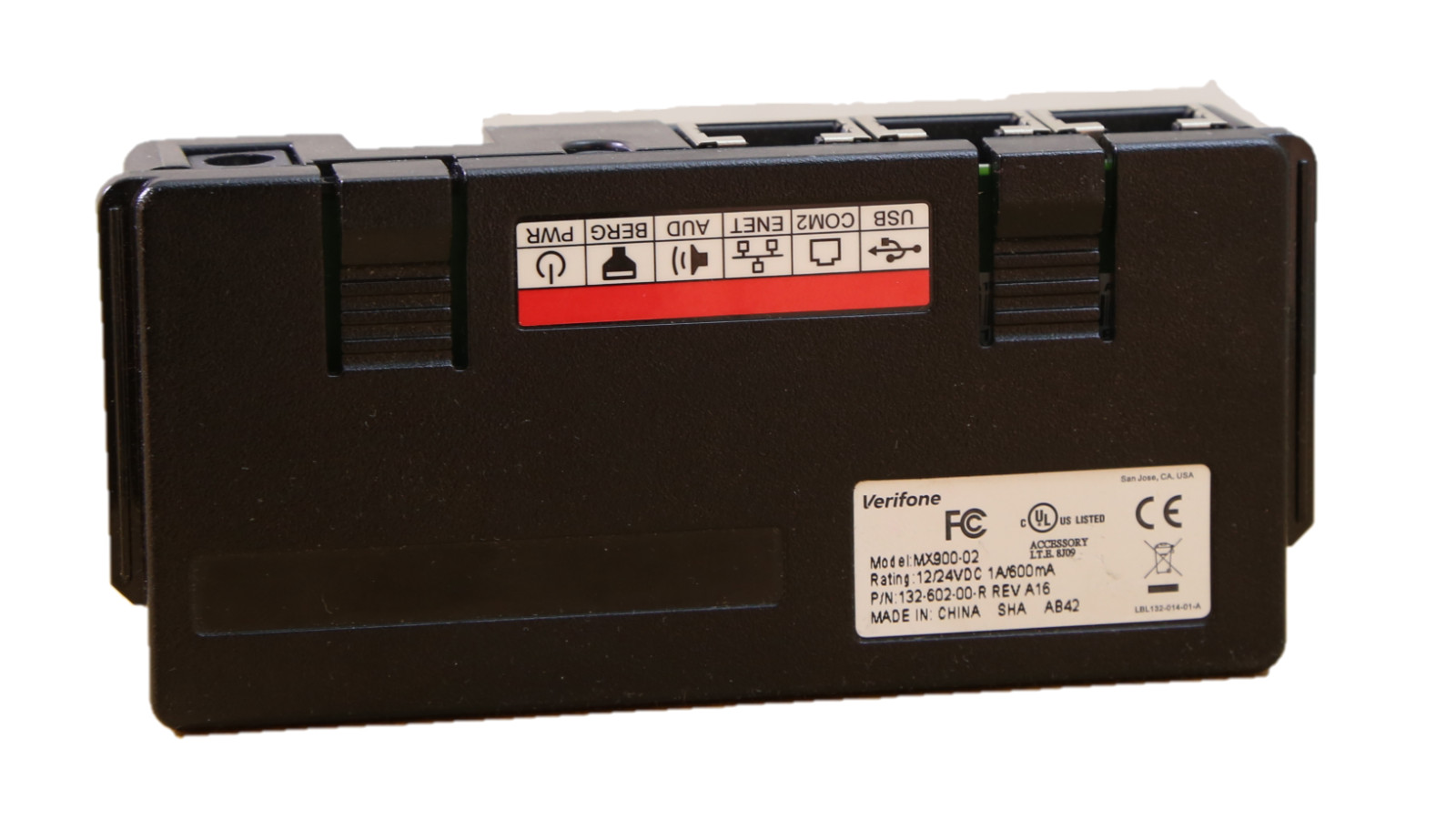 VeriFone P132-602-00-R Ethernet Module Audio Berg w/ Tailgate USB OTG COM 2