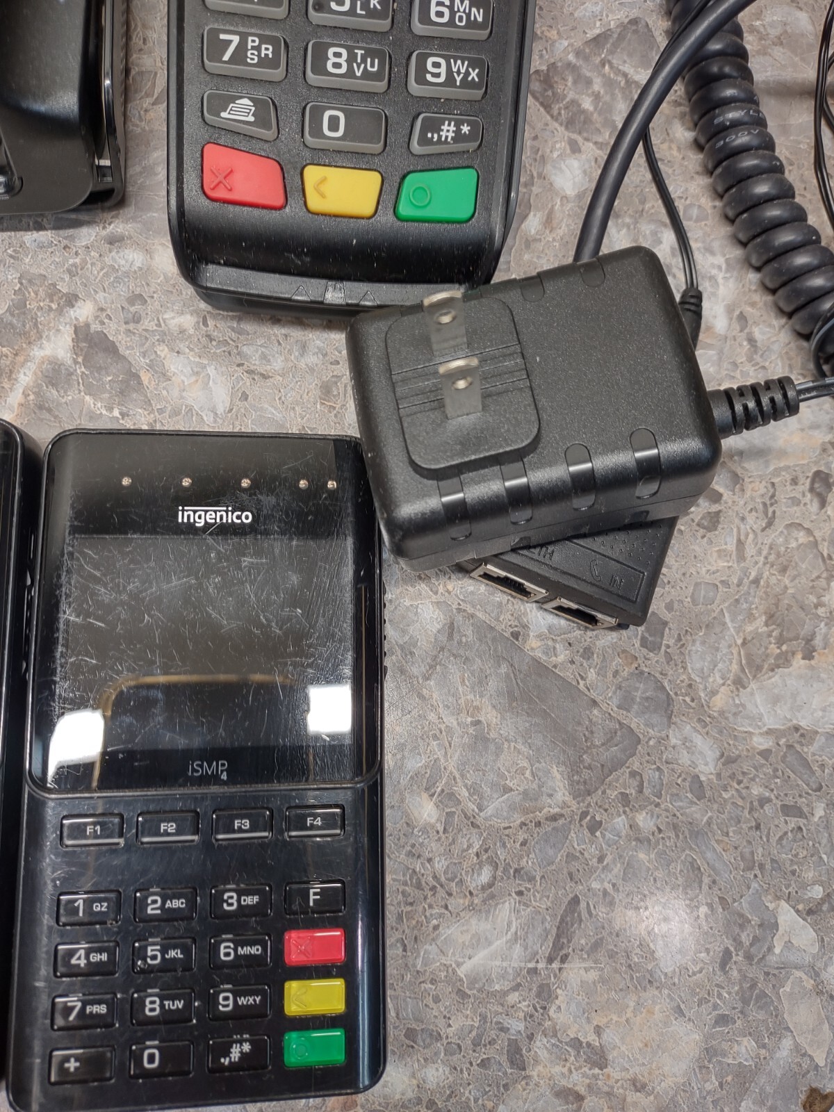 INGENICO Lane 5000-3000-3500-ISMP4 Payment Processing Terminal LOT OF 8