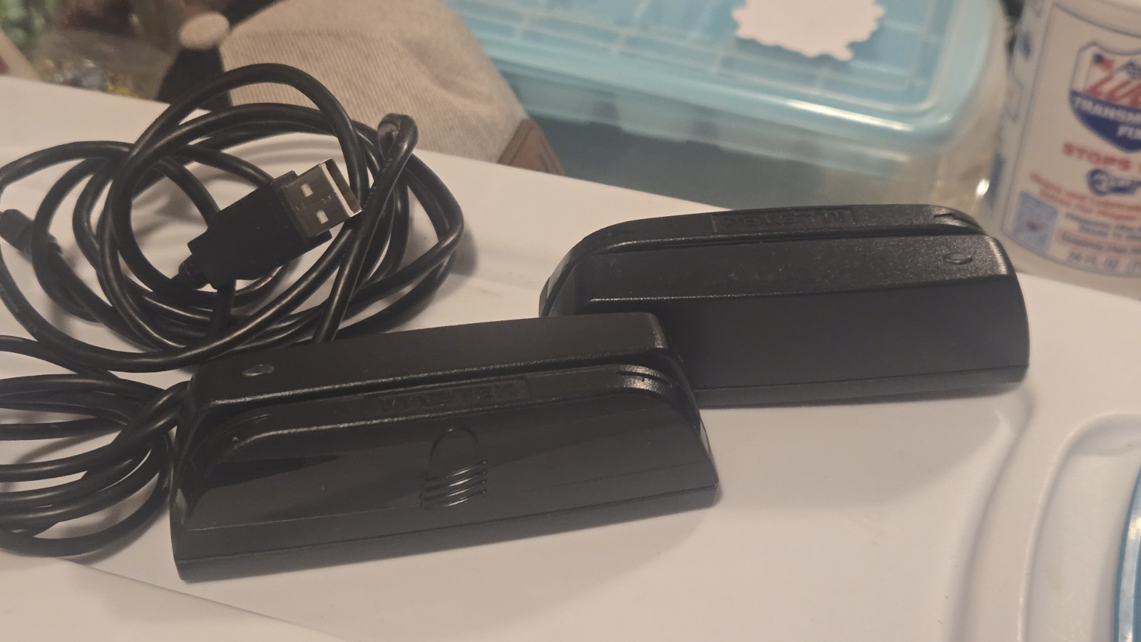 MagTek USB Magnetic Stripe Credit Card Reader Swipe Scanner PN 21073062 Tested