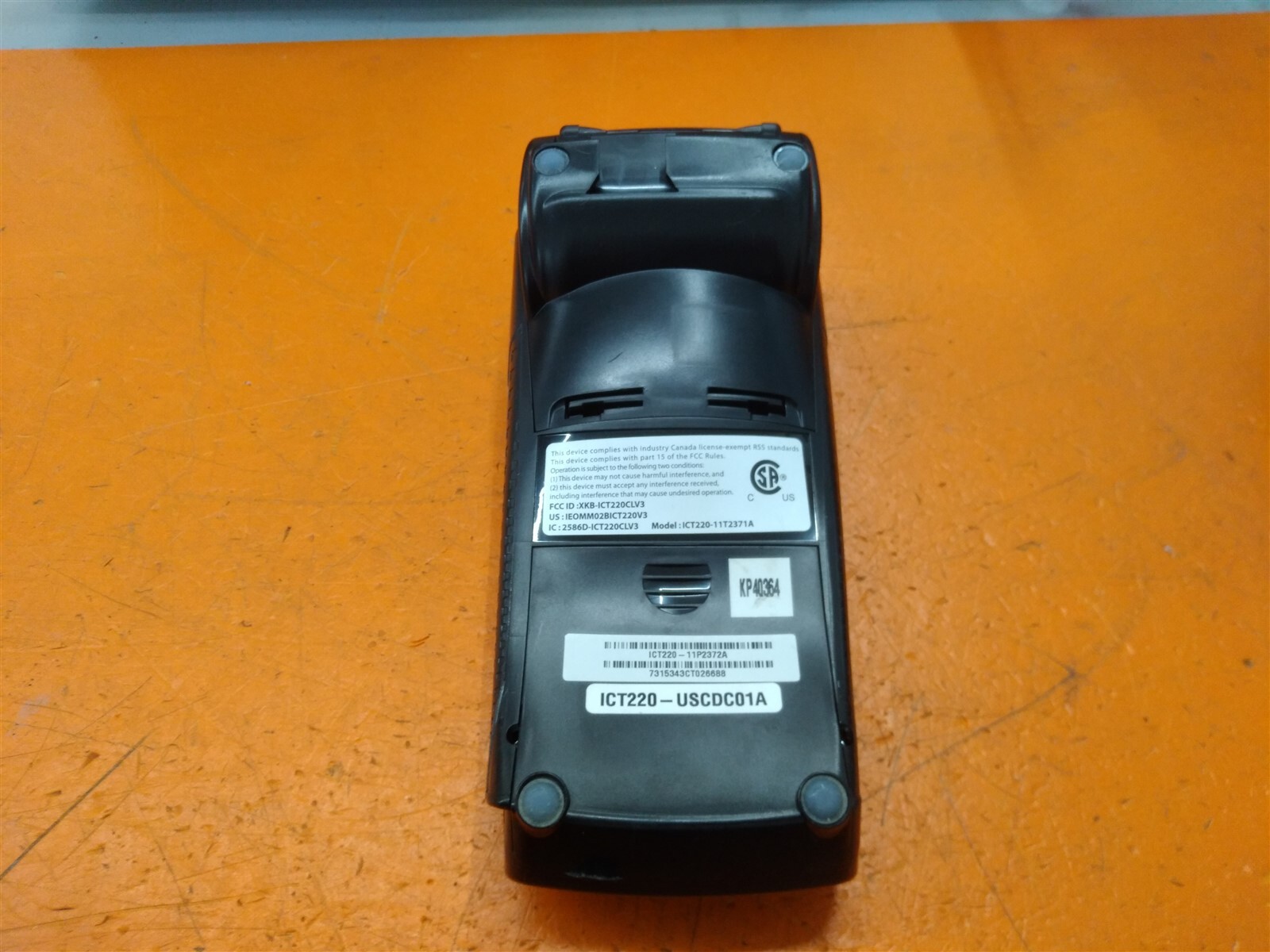 ⭐️⭐️⭐️⭐️⭐️ Ingenico POS Credit Card Terminal ICT220-11T2371 NO Power Cord