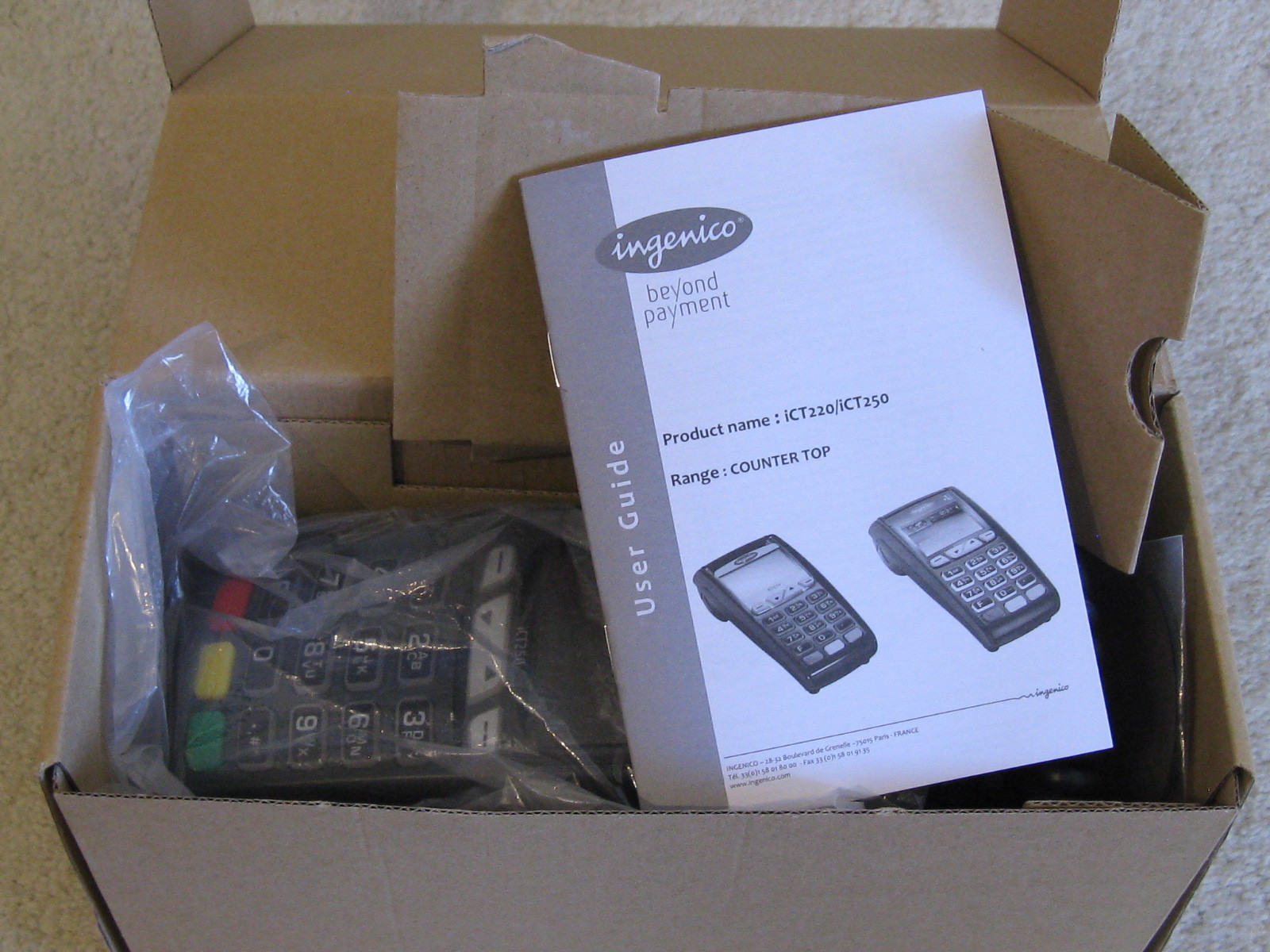 Ingenico iCT220 V3 EMV(Chip Card) / NFC(Contactless) **BRAND NEW**