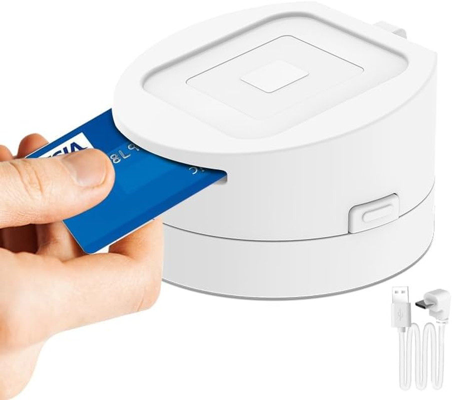Square Reader Dock – 1st & 2nd Generation Compatibility, Anti-Sleep, White
