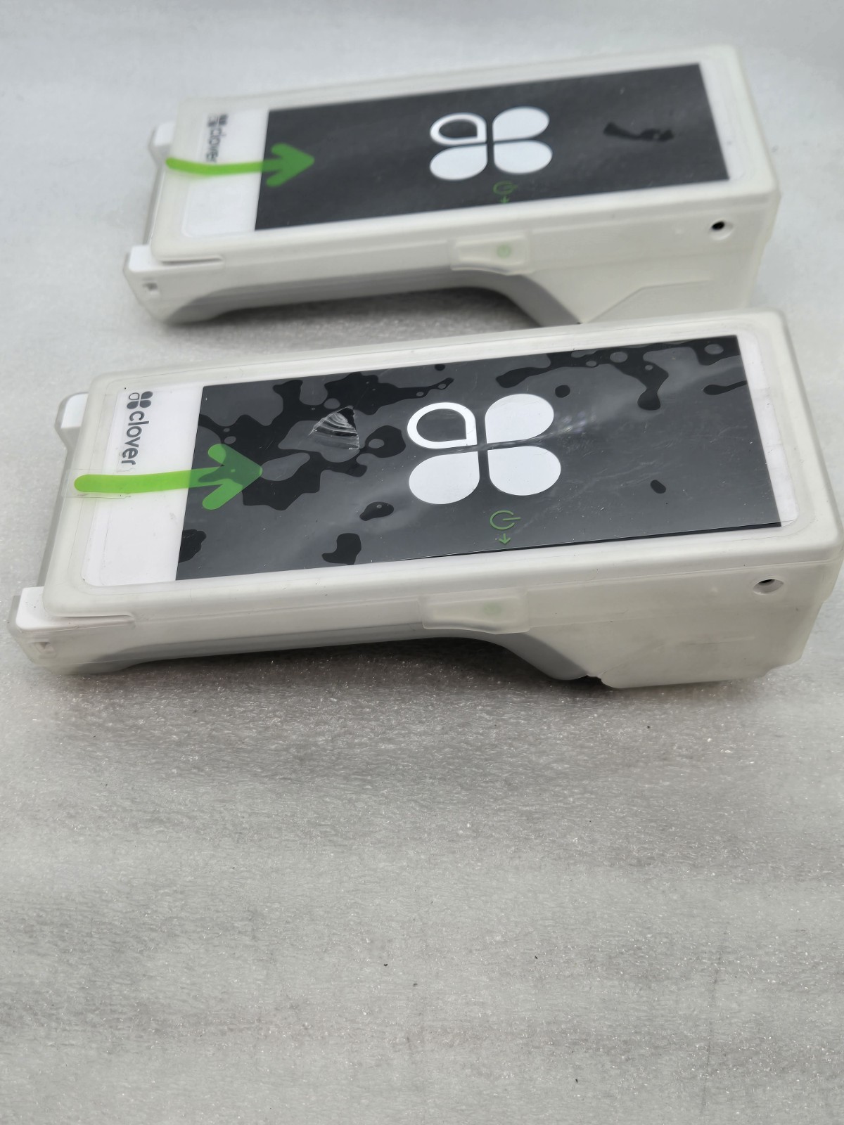 [LOT OF 2] Clover Flex 3 C405 Handheld POS System FOR PARTS FAST FREE SHIPPING a