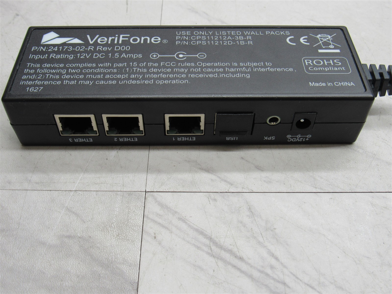 10 LOT Verifone 24173-02-R 2M Cable Purple Multiport Cable Ethernet Switch MX8XX