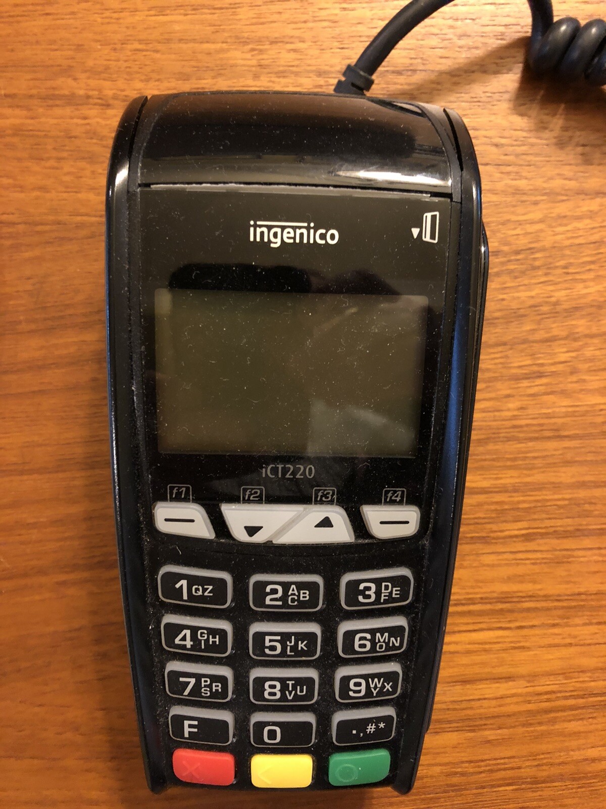 INGENICO iCT220 Credit Card Terminal – used, with accessories pictured + BONUS