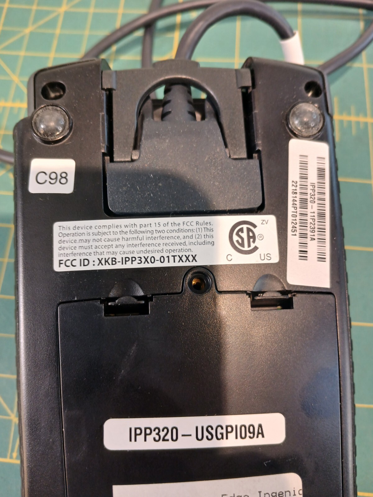 Ingenico Scanner ipp320 Credit Debit Card