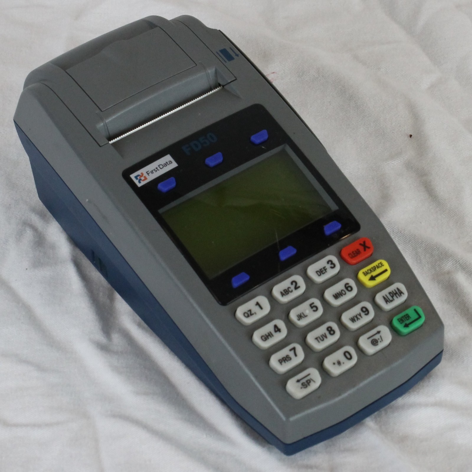 First Data FD50 Credit Card Terminal Machine FD-50 Payment POS