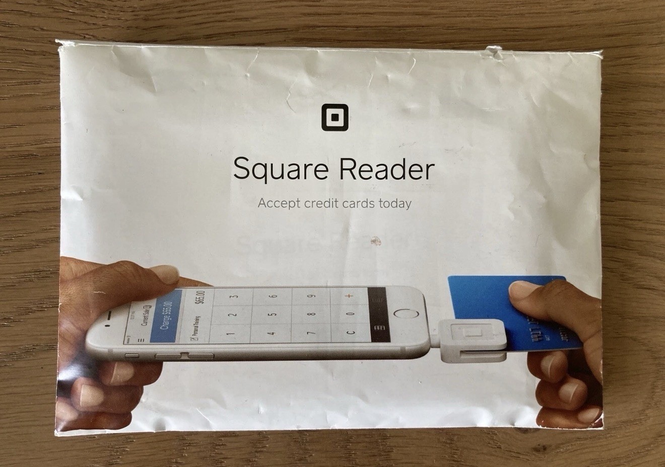 Square A-PKG-0223-04 Credit Debit Card Reader – White for Apple iPhone