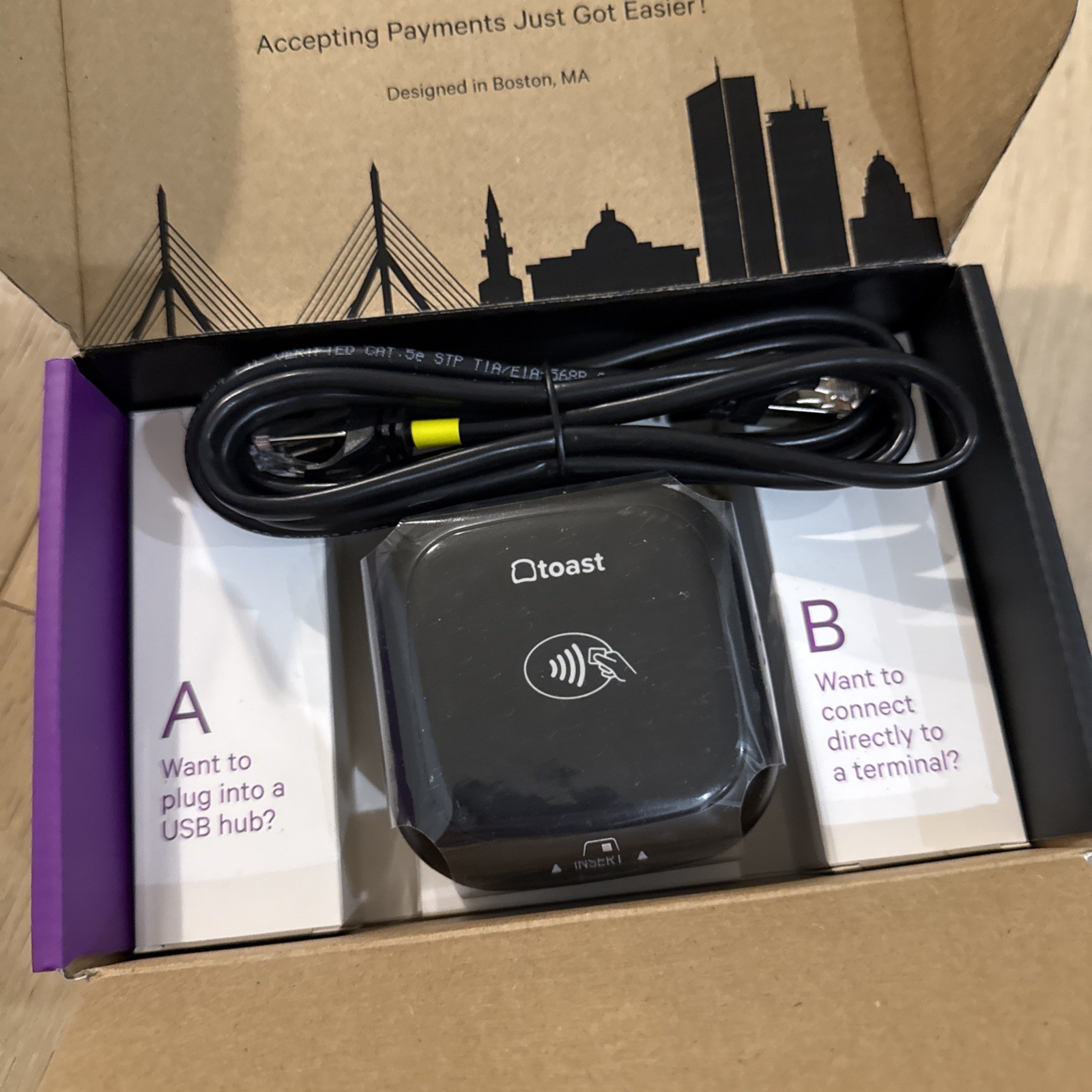 TD200 Toast Flex POS Payment Device Tap Credit Card Reader – Original Packaging