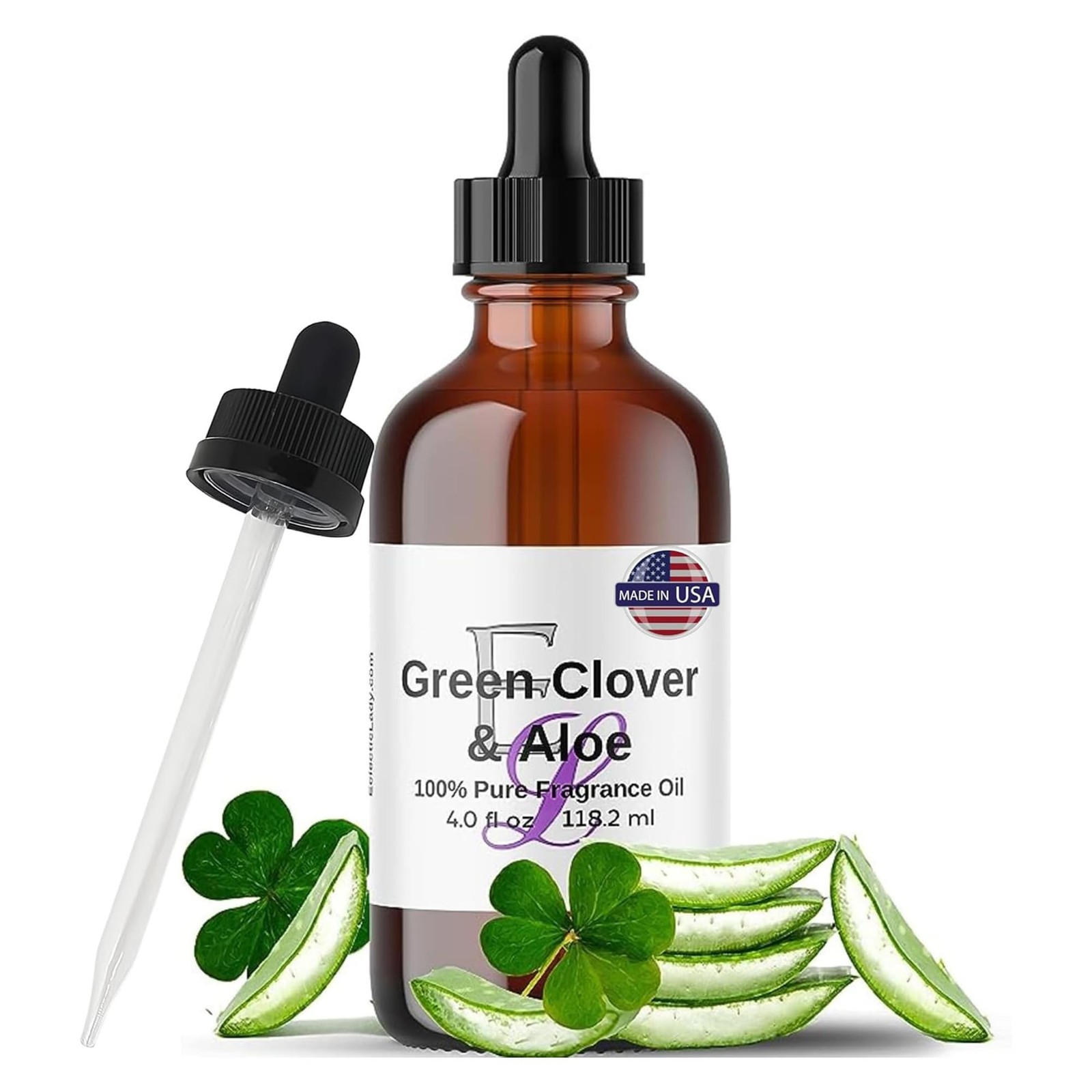Green Clover & Aloe Fragrance Oil, 4 oz Premium, Long Lasting Diffuser Oils, …