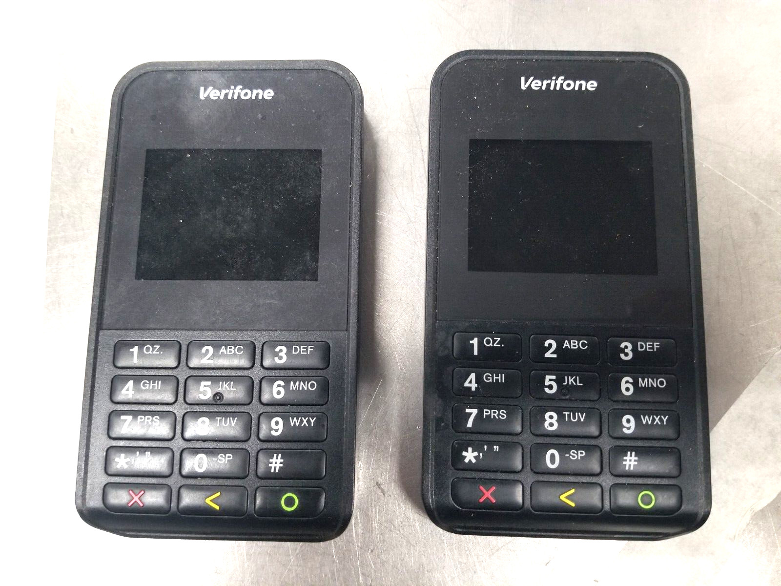 2X Verifone e355 2.4″ TFT LCD Bluetooth Android Compact Mobile Payment Terminal
