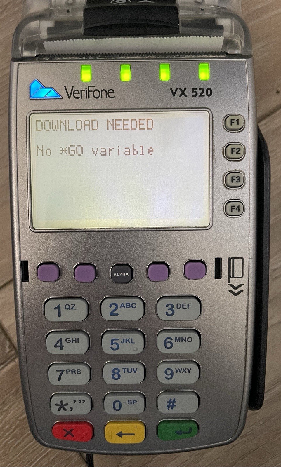 VeriFone VX 520 Wired Credit Card Terminal, VX Series Card Payment Terminal